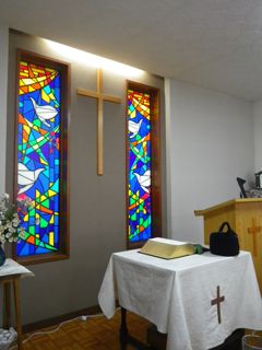 西札幌教会　ステンドグラス
