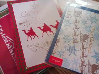 クリスマスカード3種類