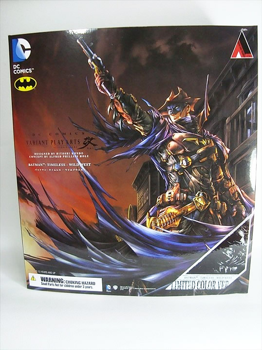 アイテム紹介】スクウェア・エニックス DC Comics VARIANT PLAY ARTS改 BATMAN:Timeless ワイルドウエスト  Limited color Ver. 蝙蝠とか