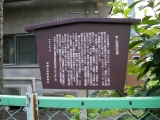 東武下板橋駅　東上鐵道記念碑　説明