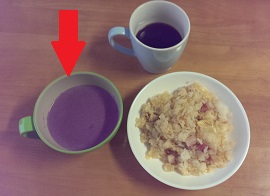 紫いもスープ